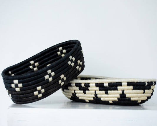Hand-woven Baskets - set of 2