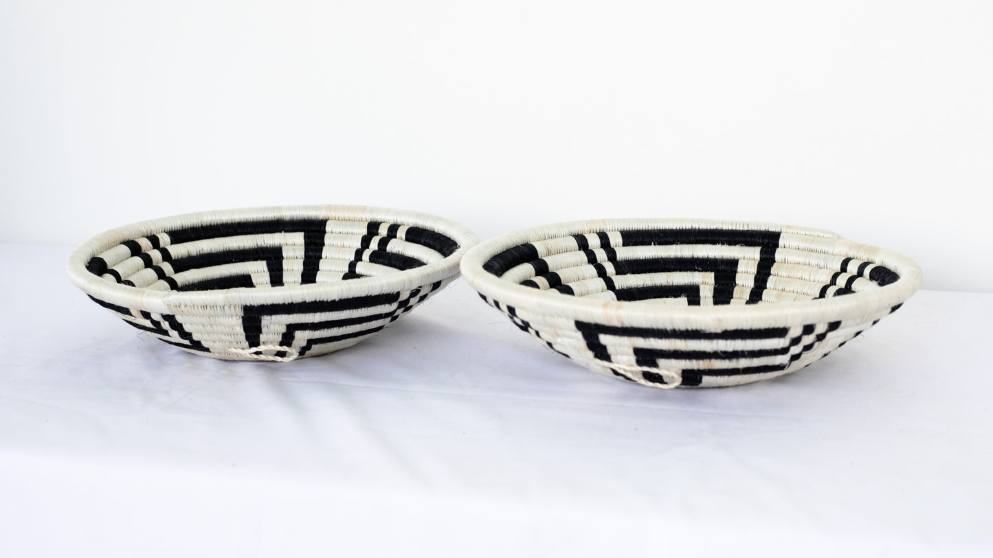Hand-woven Baskets - Set of 2