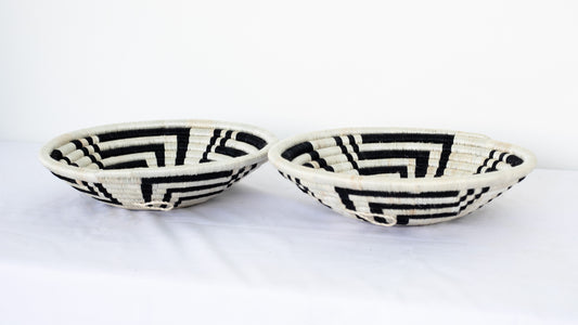 Hand-woven Baskets - Set of 2