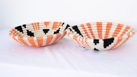 Hand-Woven Baskets Set of 2